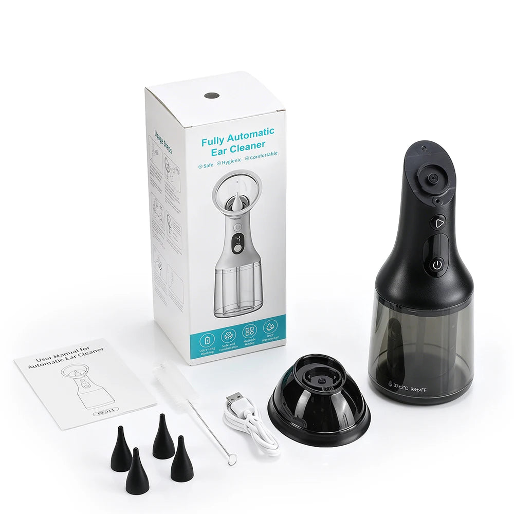 Home Hygiene Electric Ear Wax Removal Device Kit with Dual Pump System - 16