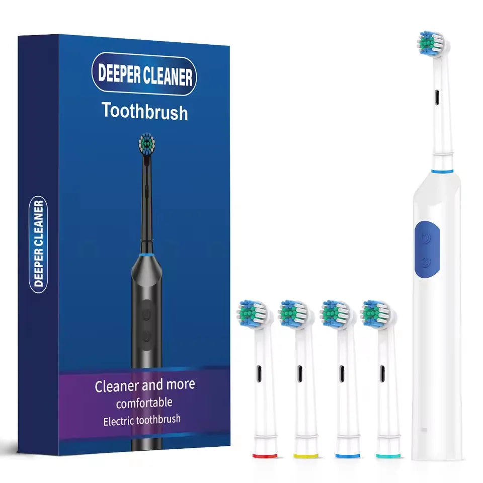 Home Cleaning Rotating Electric Toothbrush for a Brighter Smile
