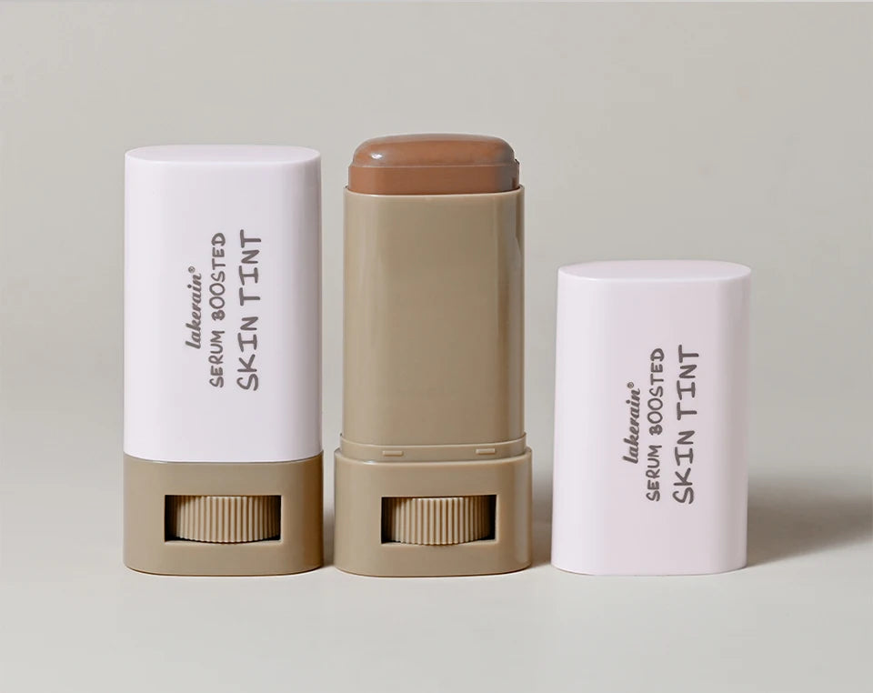Travel makeup routine Matte Foundation Stick for smooth coverage