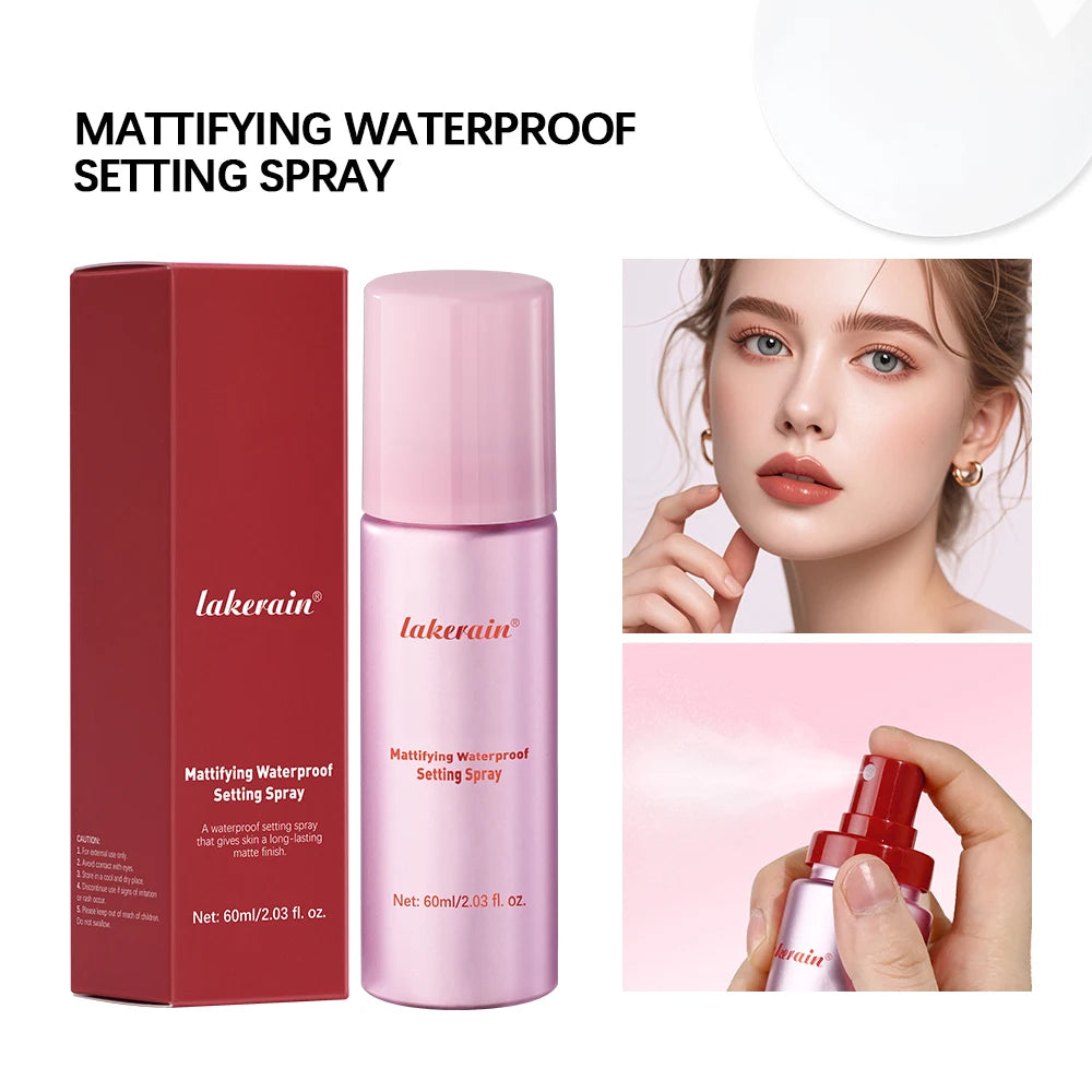 Daily Makeup Mattifying Waterproof Setting Spray for Oil Control