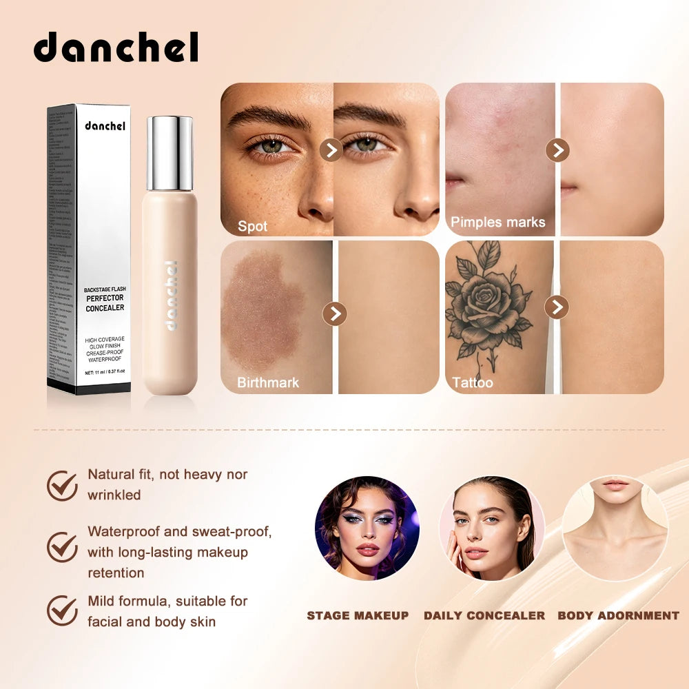 Under Eye Dark Circles Liquid Concealer for Full Coverage and Waterproof - 3
