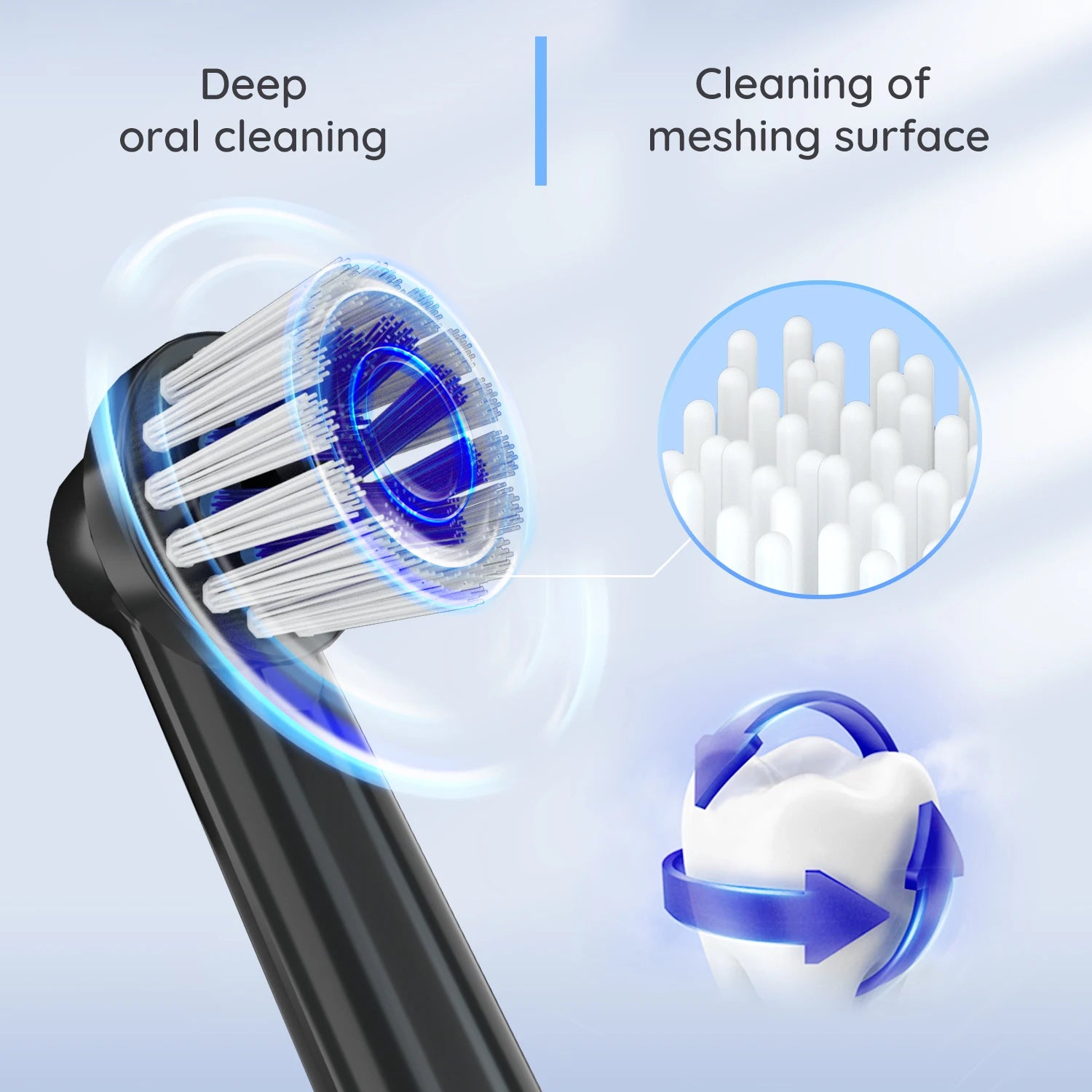 Bathroom Morning Routine Mornwell T37 Toothbrush Head Replacement Pack - 5