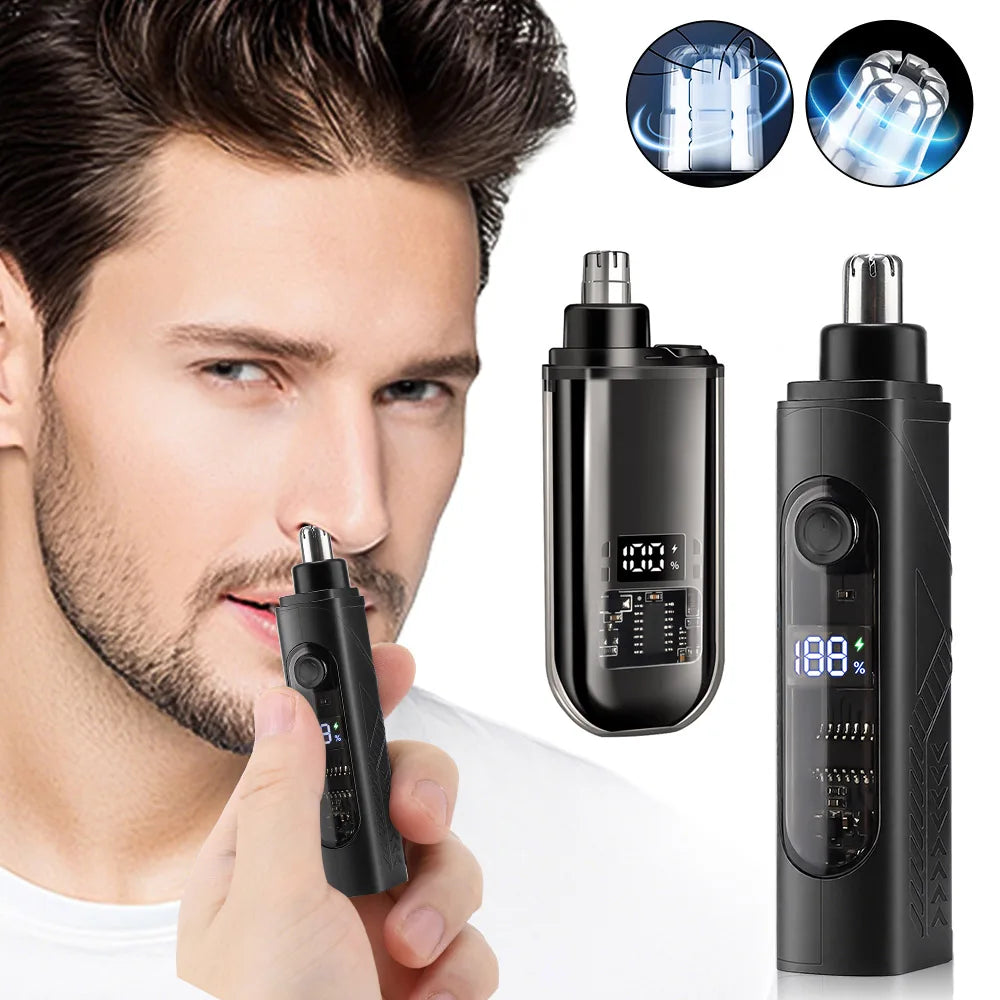Daily Grooming Electric Nose Hair Trimmer for Painless Personal Care - 1