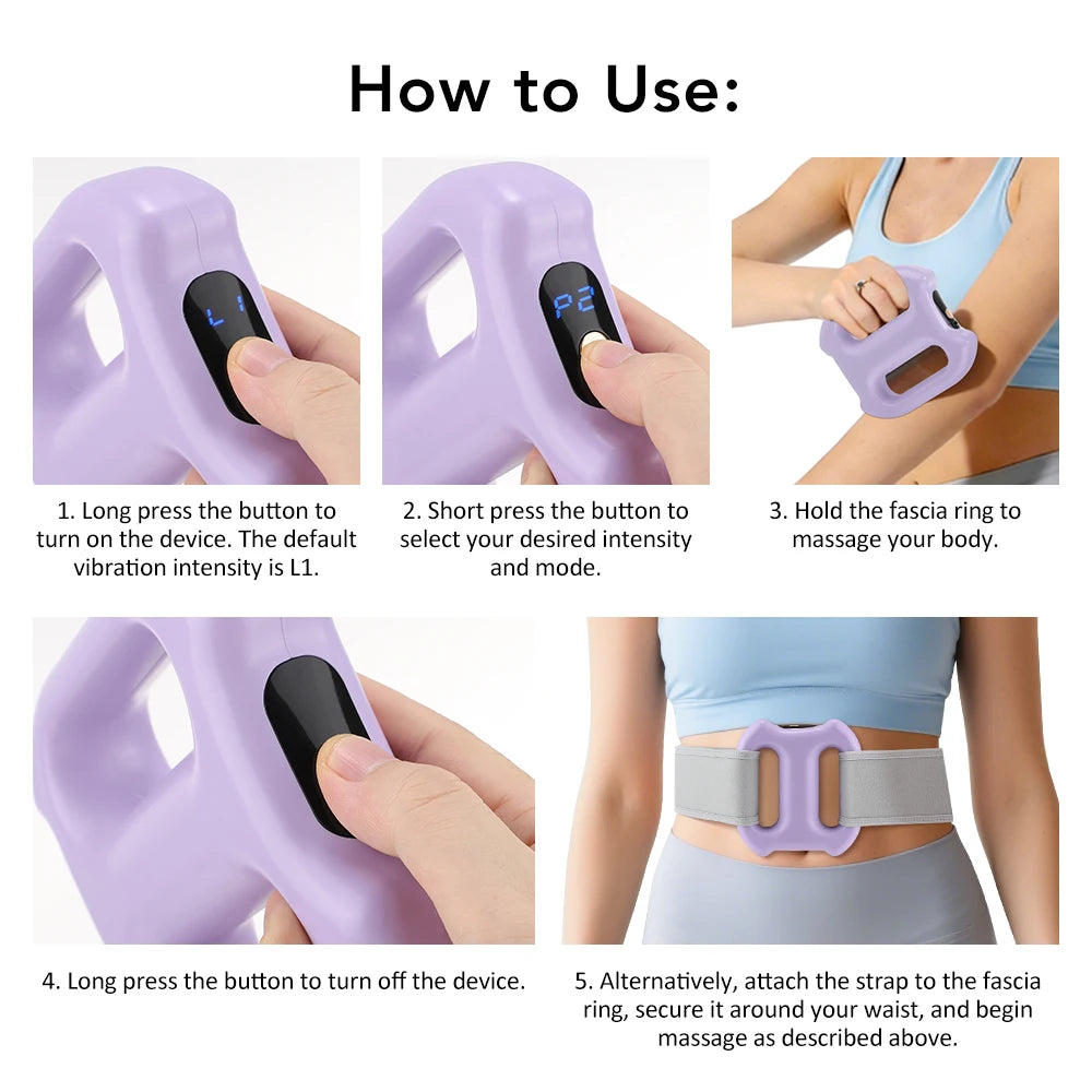 Fitness Electric Body Fascia Ring for Deep Tissue Massage and Recovery