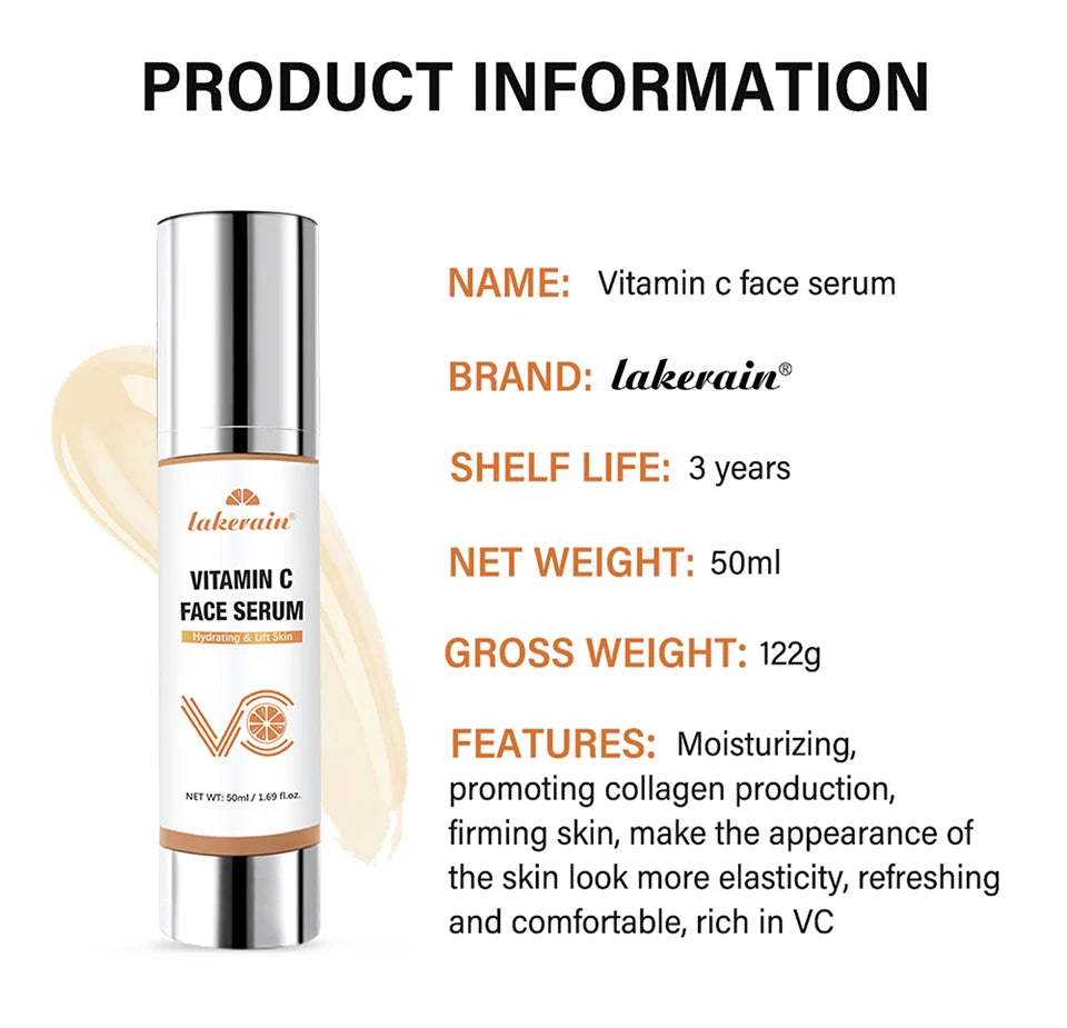 Daily Skin Care Vitamin C Serum for Hydrating and Restoring Skin Elasticity - 13