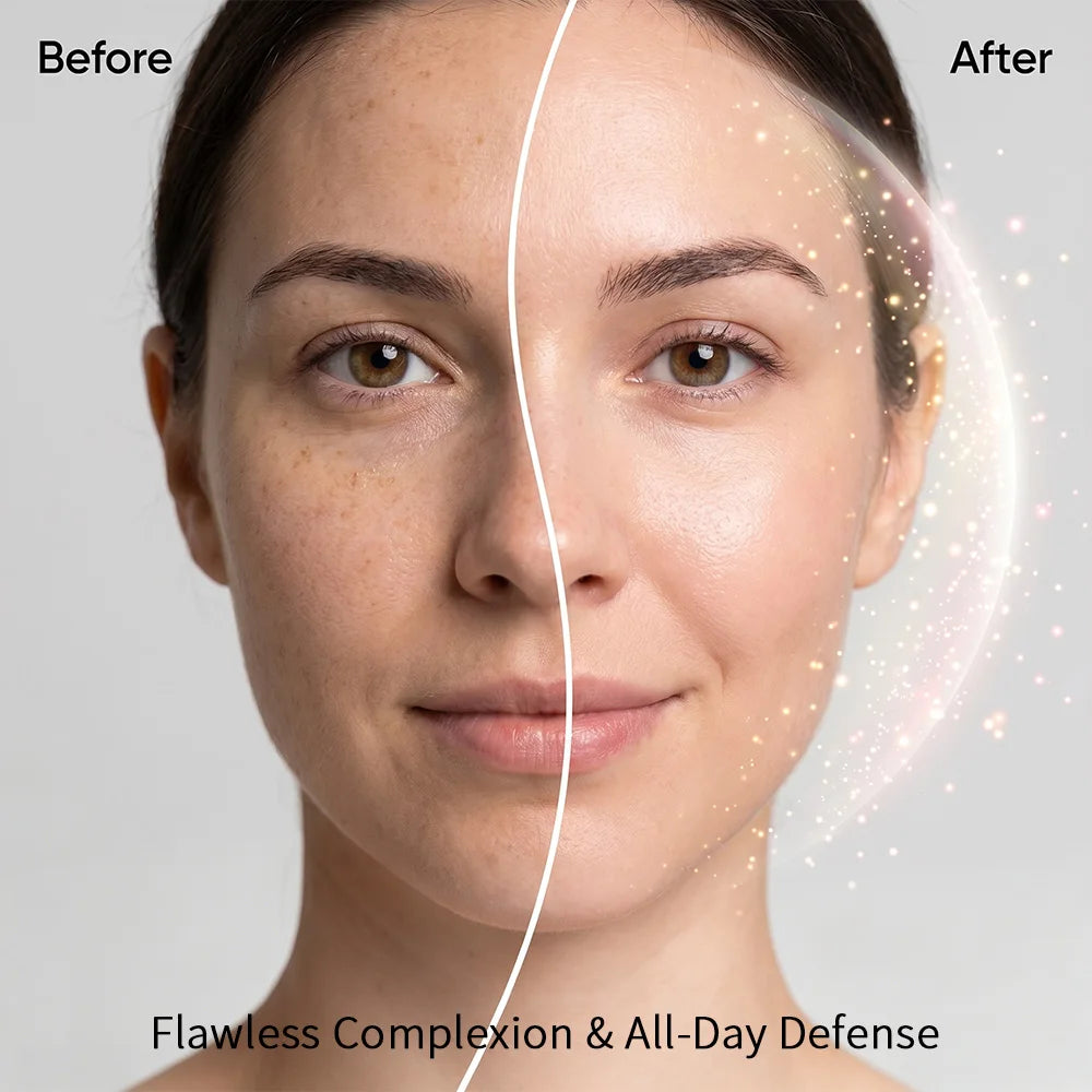 Daily Makeup Routine Color Changing Foundation for Flawless Seamless Look