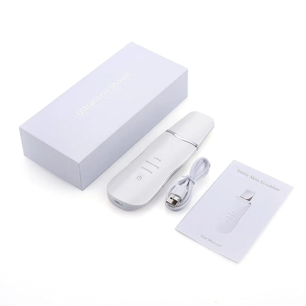 At Home Facial Ultrasonic Skin Spatula for Deep Cleaning and Blackheads