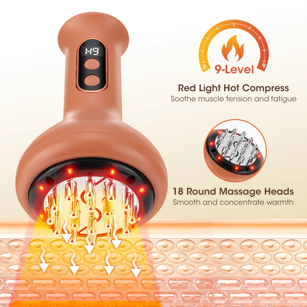 Abdominal massage electric massager for heat compress and muscle relaxation - 22