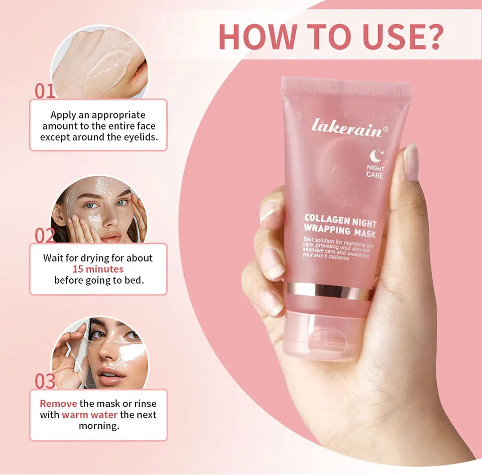 Daily Skincare Routine Collagen Jelly Cream and Peel Off Mask Set - 16