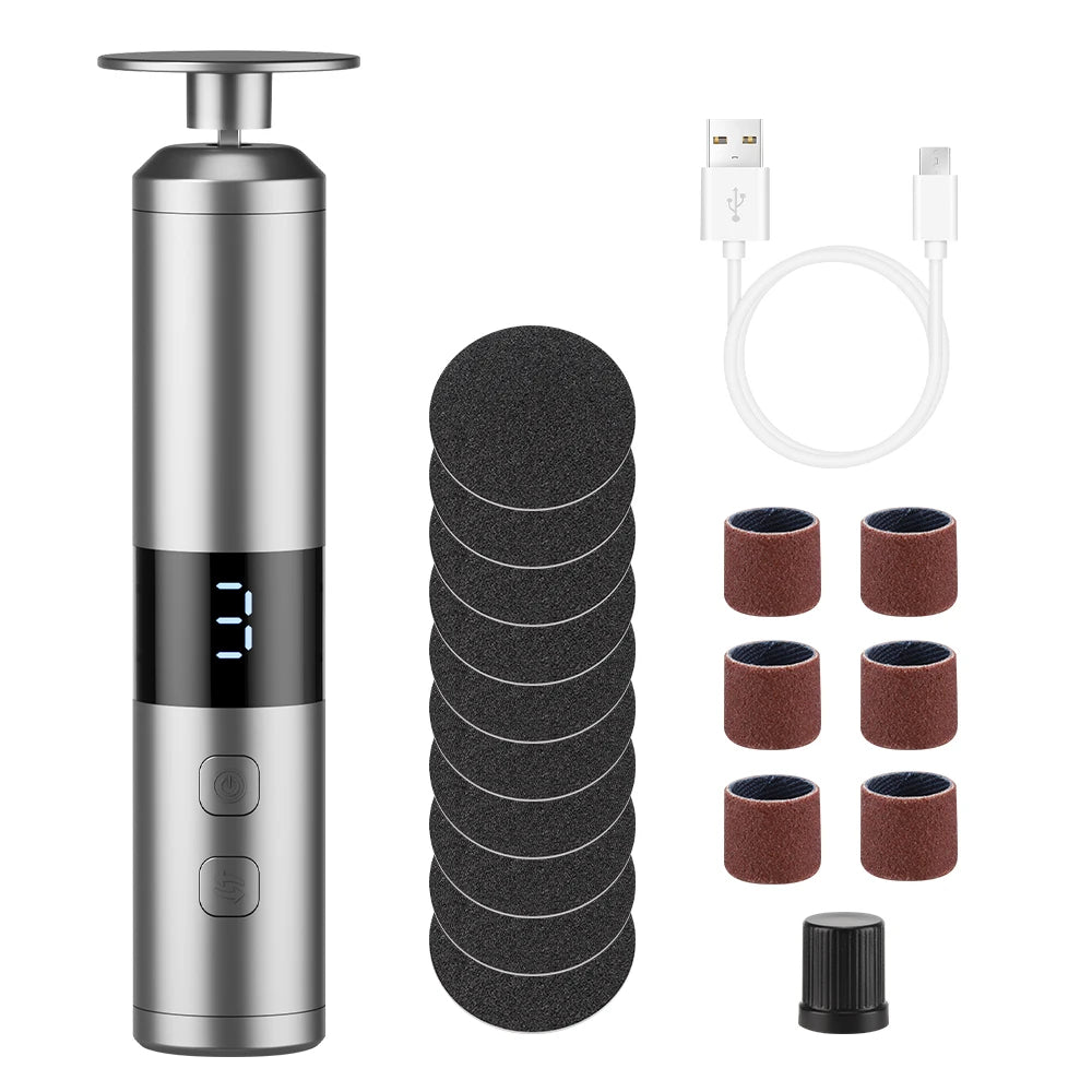Bathroom Electric Foot Callus Grinder for Smooth Heels and Dead Skin - 19