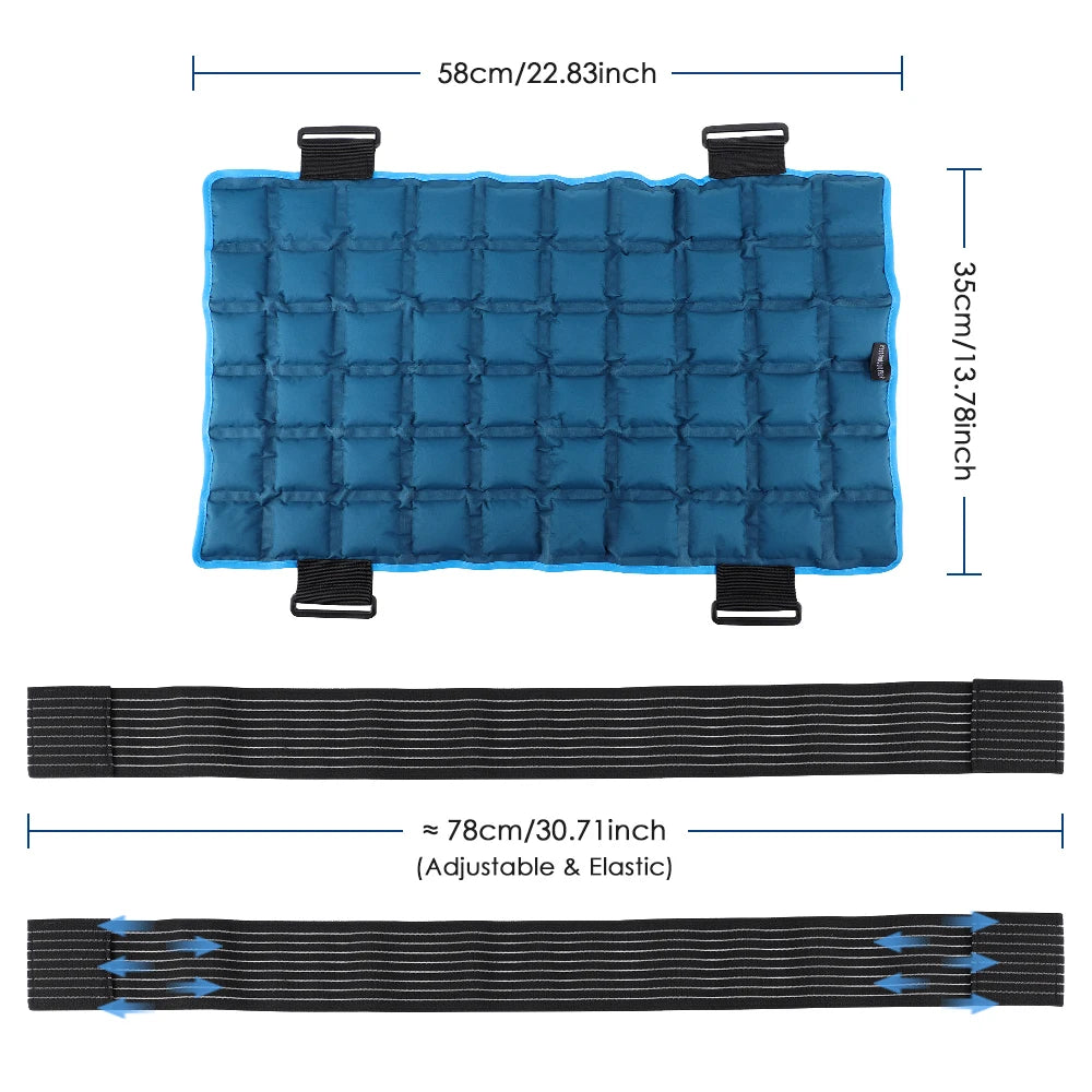 At Home Muscle Relief Reusable Hot and Cold Therapy Ice Pack Wrap - 15