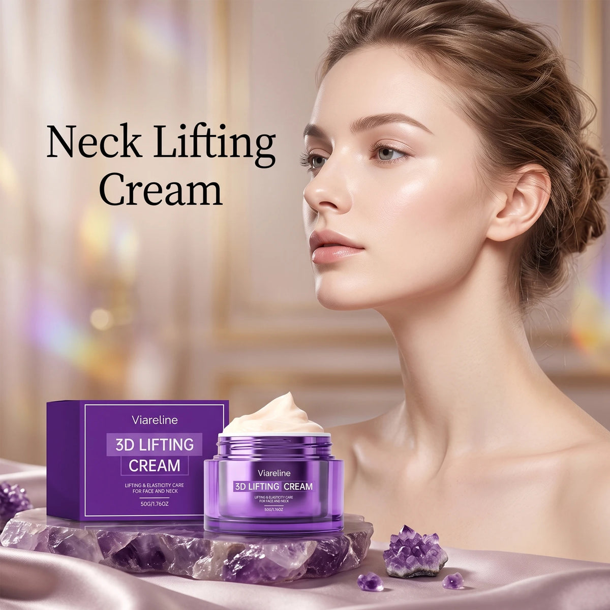Daily Face And Neck 3D Lifting Cream For Firming And Smoothing Skin Care