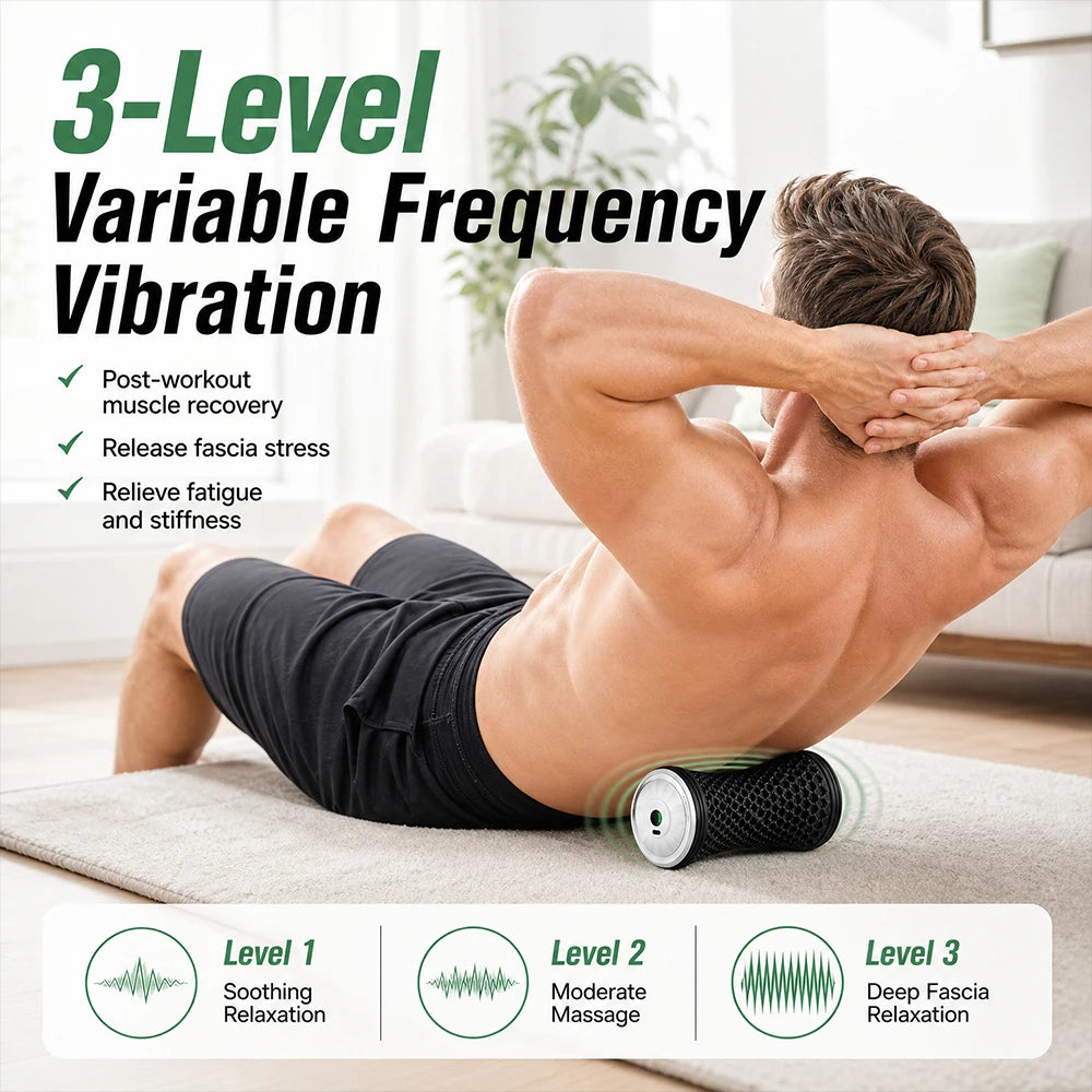 Post Workout Electric Massage Roller for Deep Muscle Relaxation - 7
