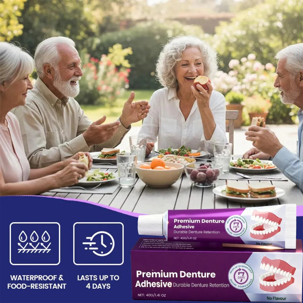 Daily Denture Care Thermoplastic Denture Adhesive Kit for Secure Hold