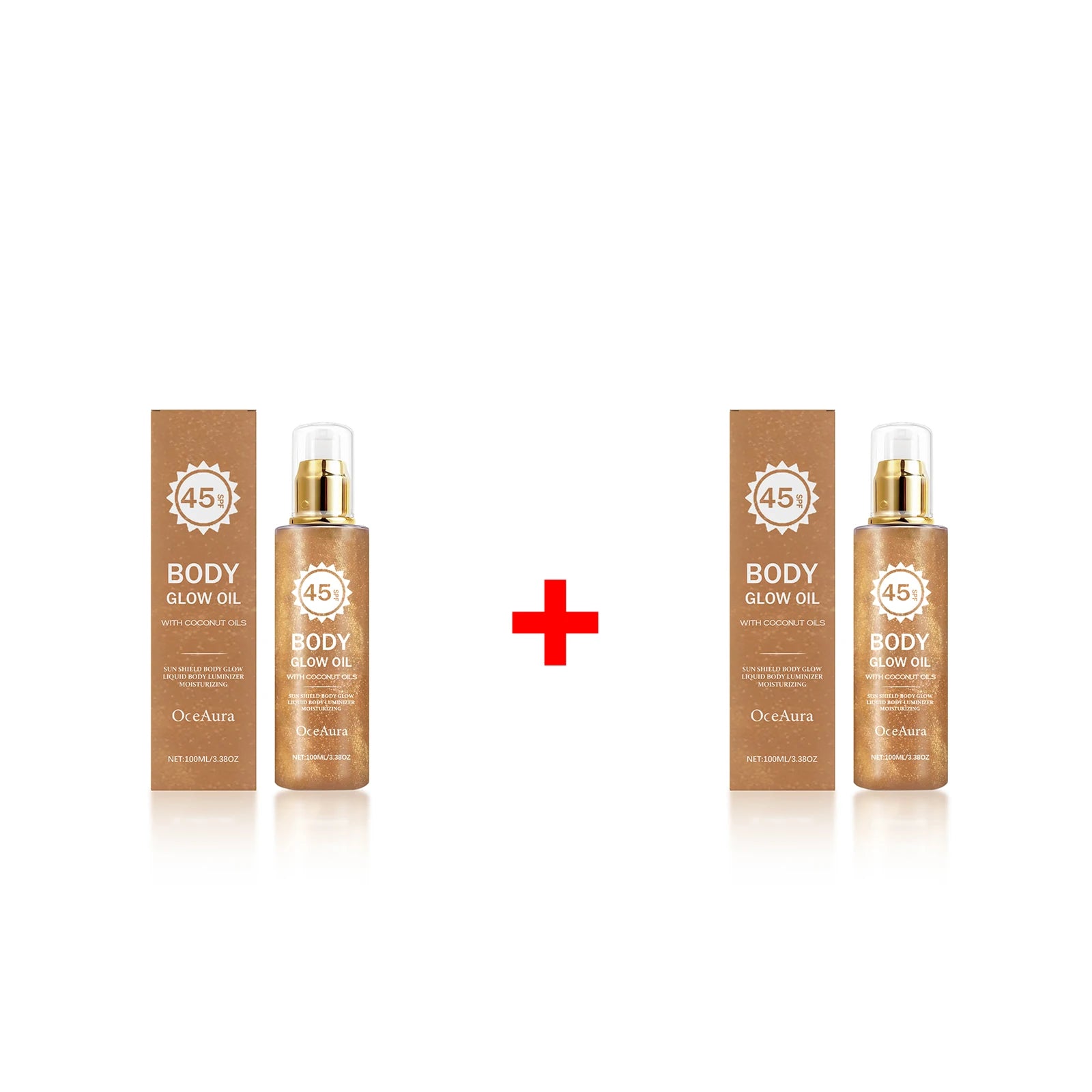 Beach days glowing body oil with SPF 45 coconut protection - 14