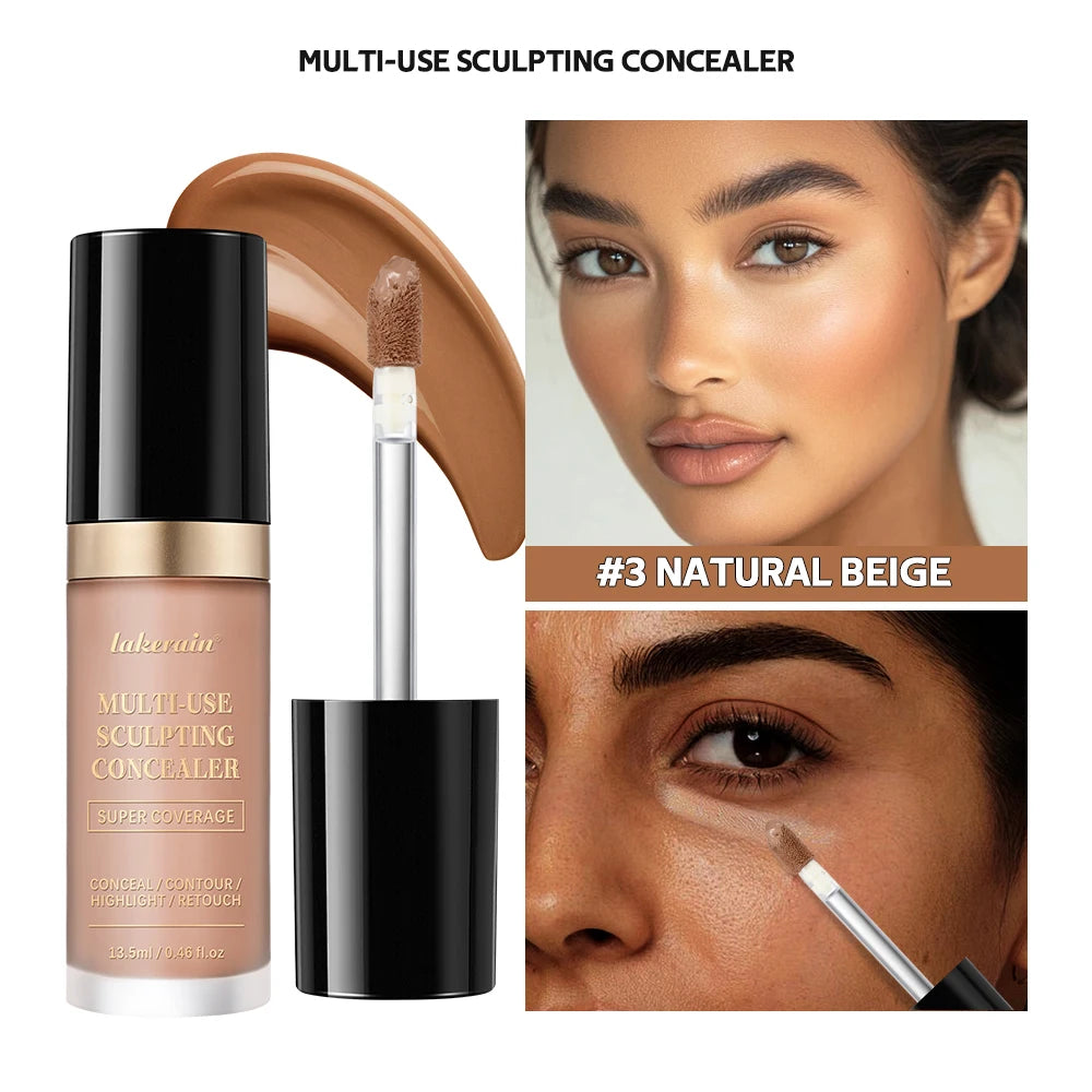 Daily Makeup Routine Waterproof Liquid Concealer for Flawless Coverage