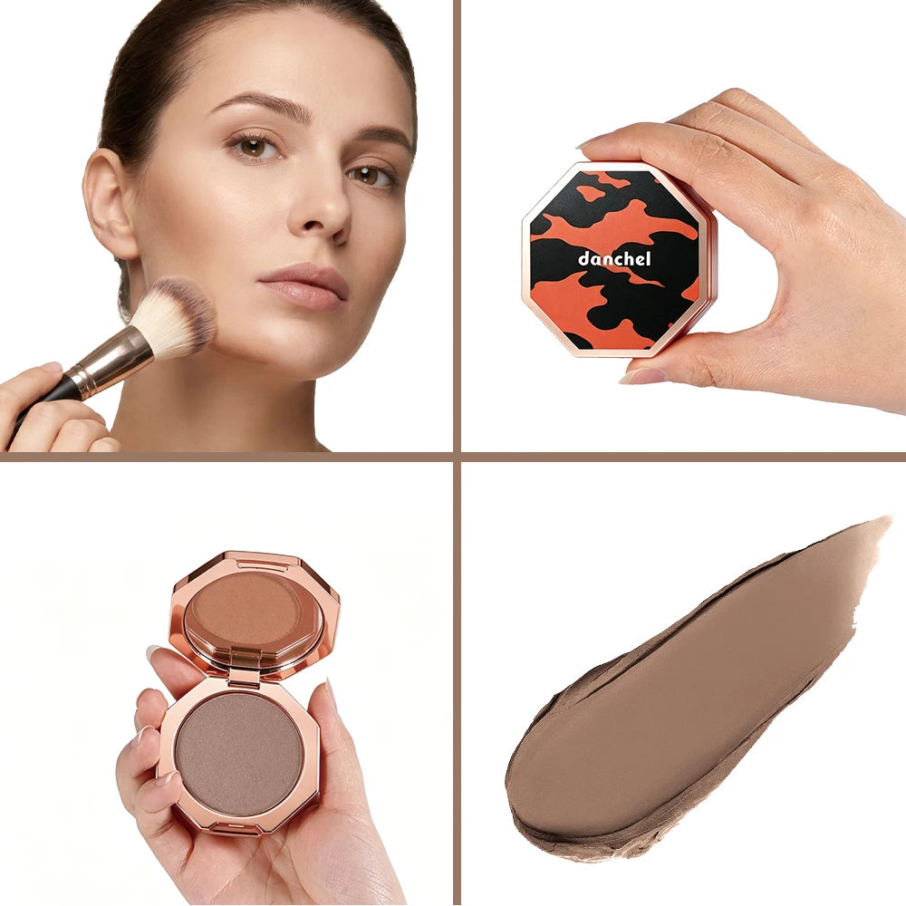 Daily Makeup Cream Mousse Contour Bronzer Soft Blend Matte Sculpt Shading - 5