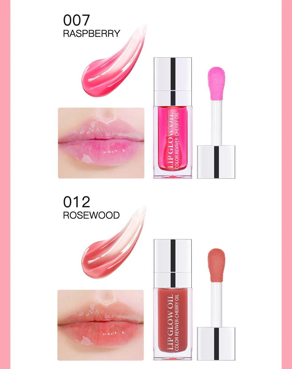 Daily Makeup Lip Oil Plumping Lip Gloss for Hydrated Shine - 19