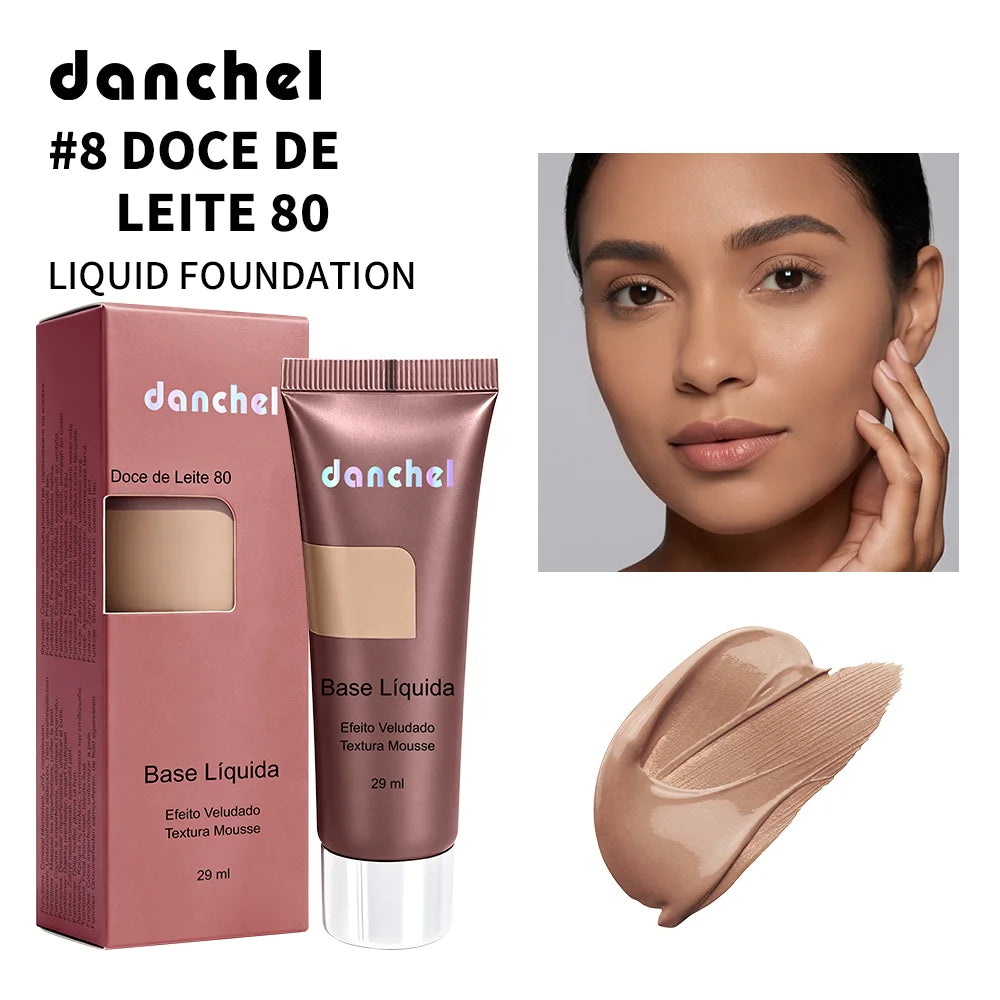 Daily Makeup Routine Liquid Foundation Long Lasting Velvet Matte Finish - 25