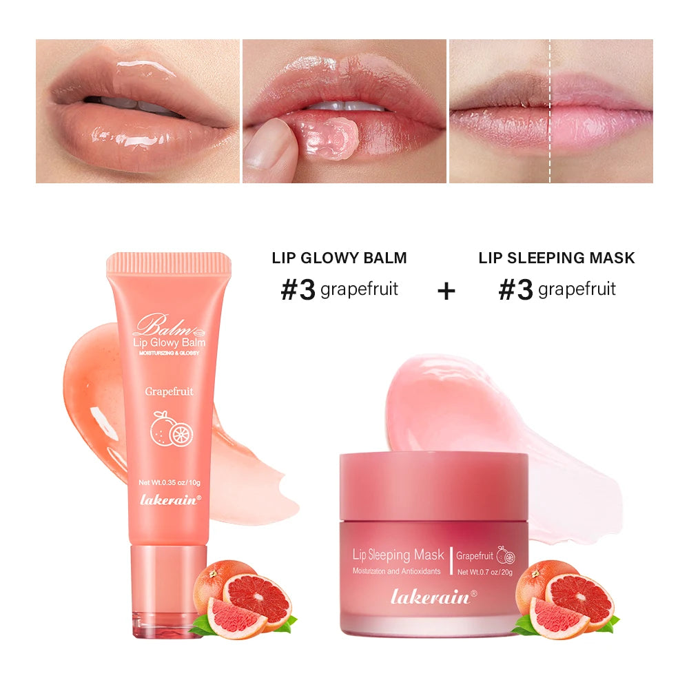 Daily Care Lip Balm and Mask Set for Smooth and Hydrated Lips