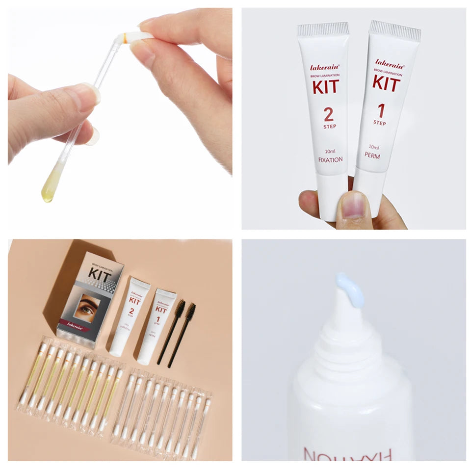 At Home Brow Lamination Kit Semi-Permanent Eyebrow Fixation Set