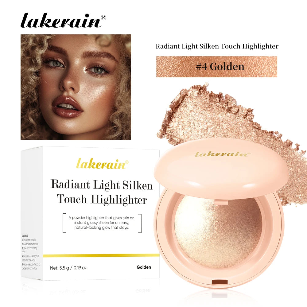Daily Makeup Highlighter Powder for Natural Luminous Glow and Brightening - 22