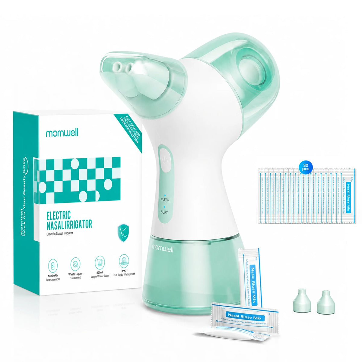Allergy relief sinus rinse machine for clear nasal passages and easy breathing