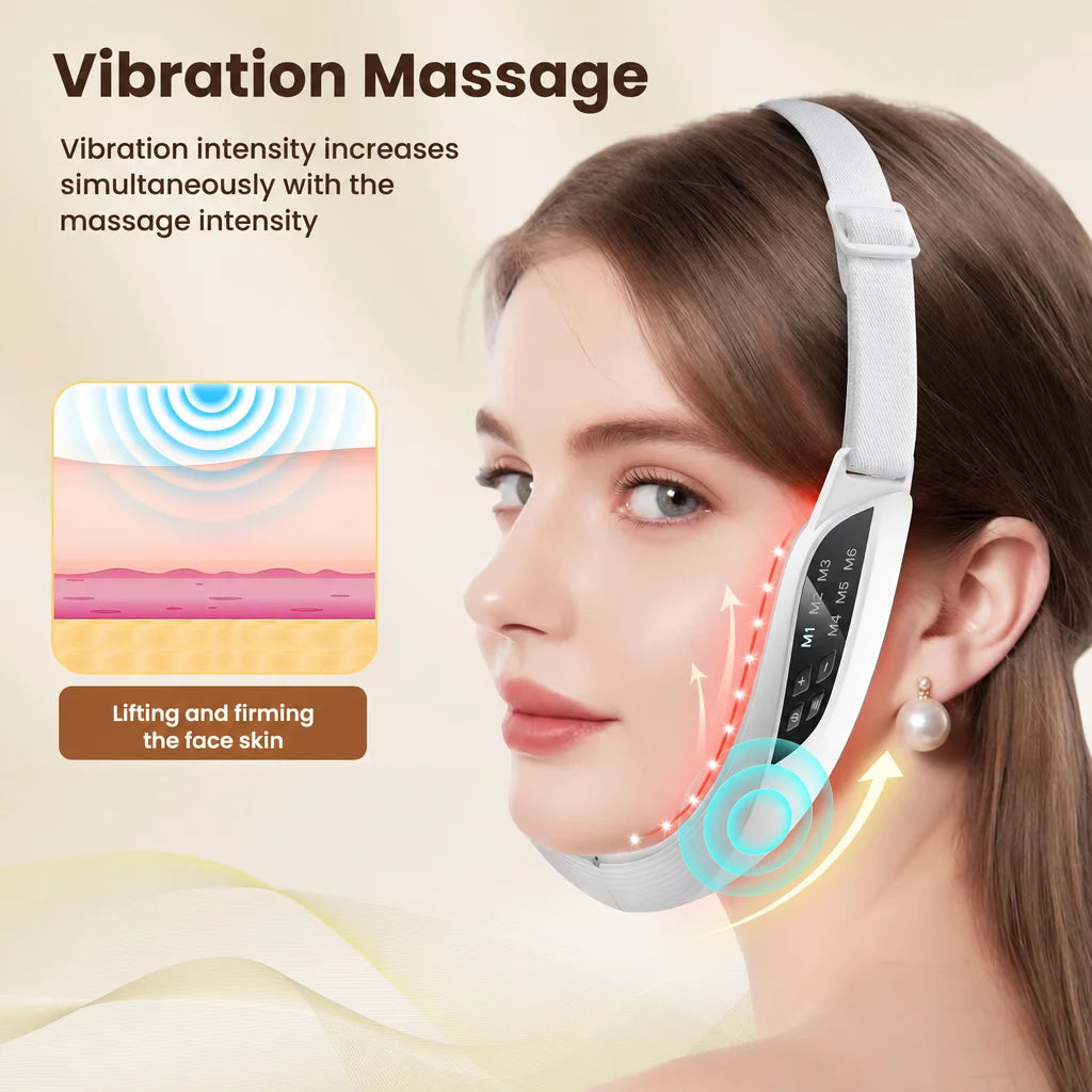 At Home Facial V-Line Lift Device and Micro Current Skin Care Massager