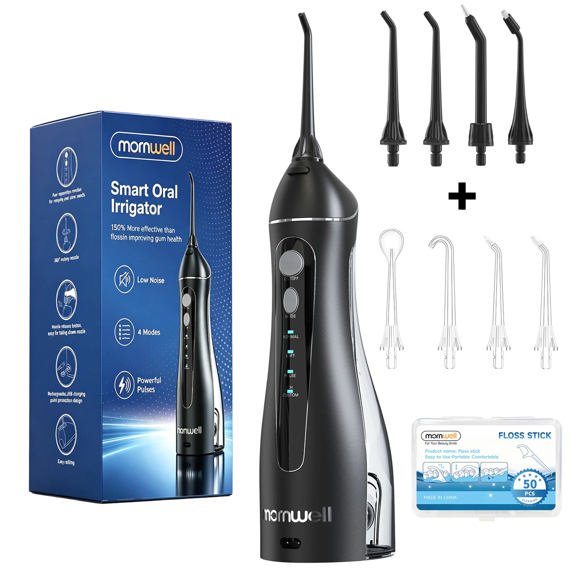 Daily Routine Cordless Water Flosser for Teeth Deep Cleaning and Gum Care - 14