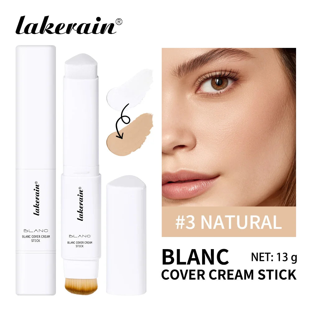 Daily Makeup Routine Dual Ended Color Changing Foundation Stick Smoothly