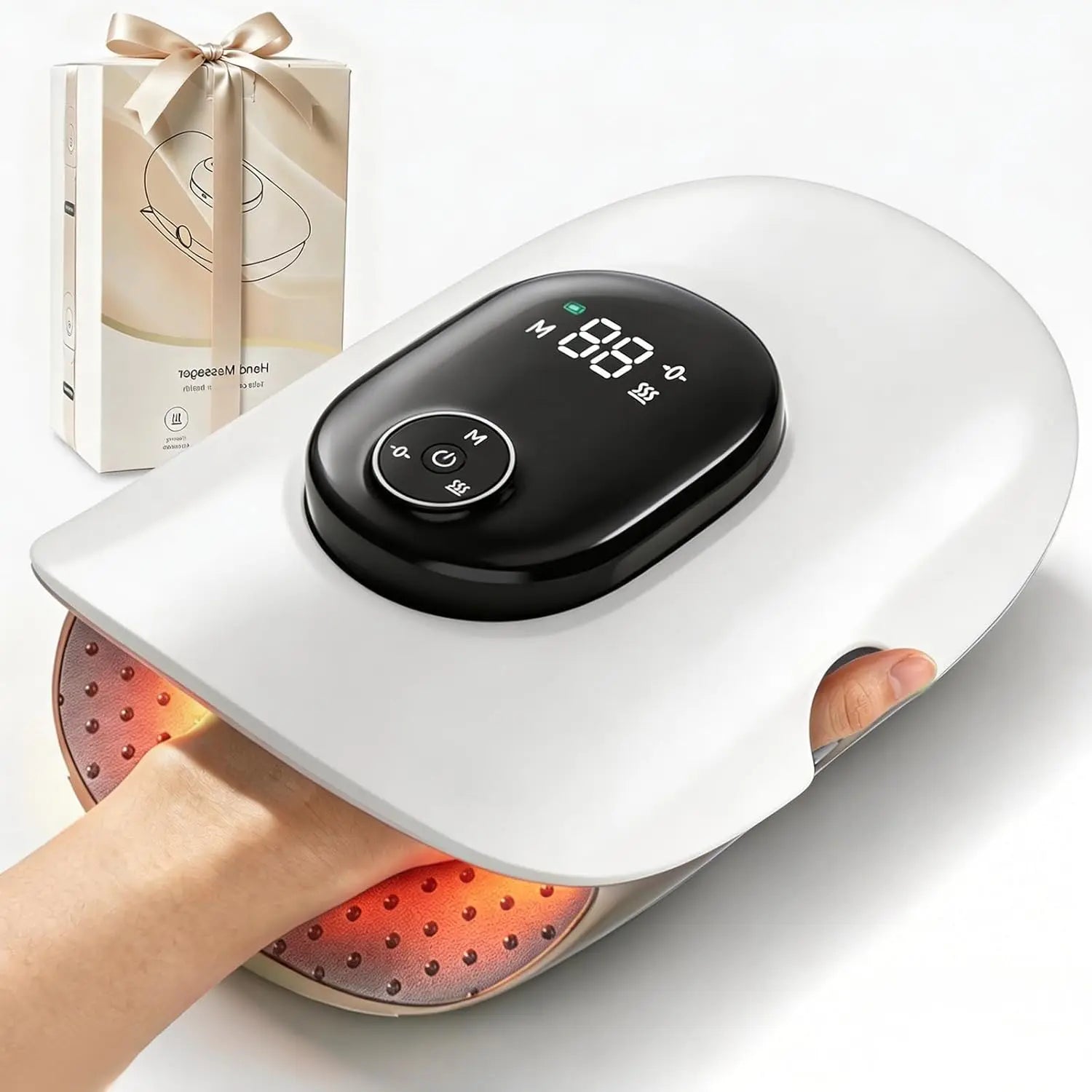 At Home Hand Massager Machine for Deep Palm Kneading and Finger Stretching - 7