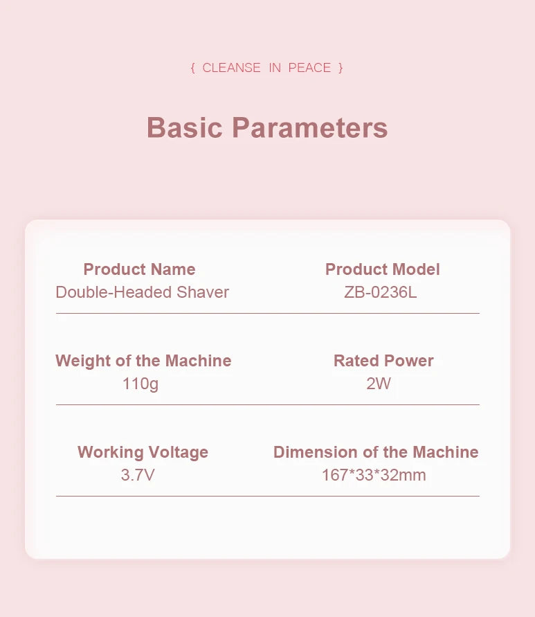 Smooth skin anywhere electric razor for painless hair removal