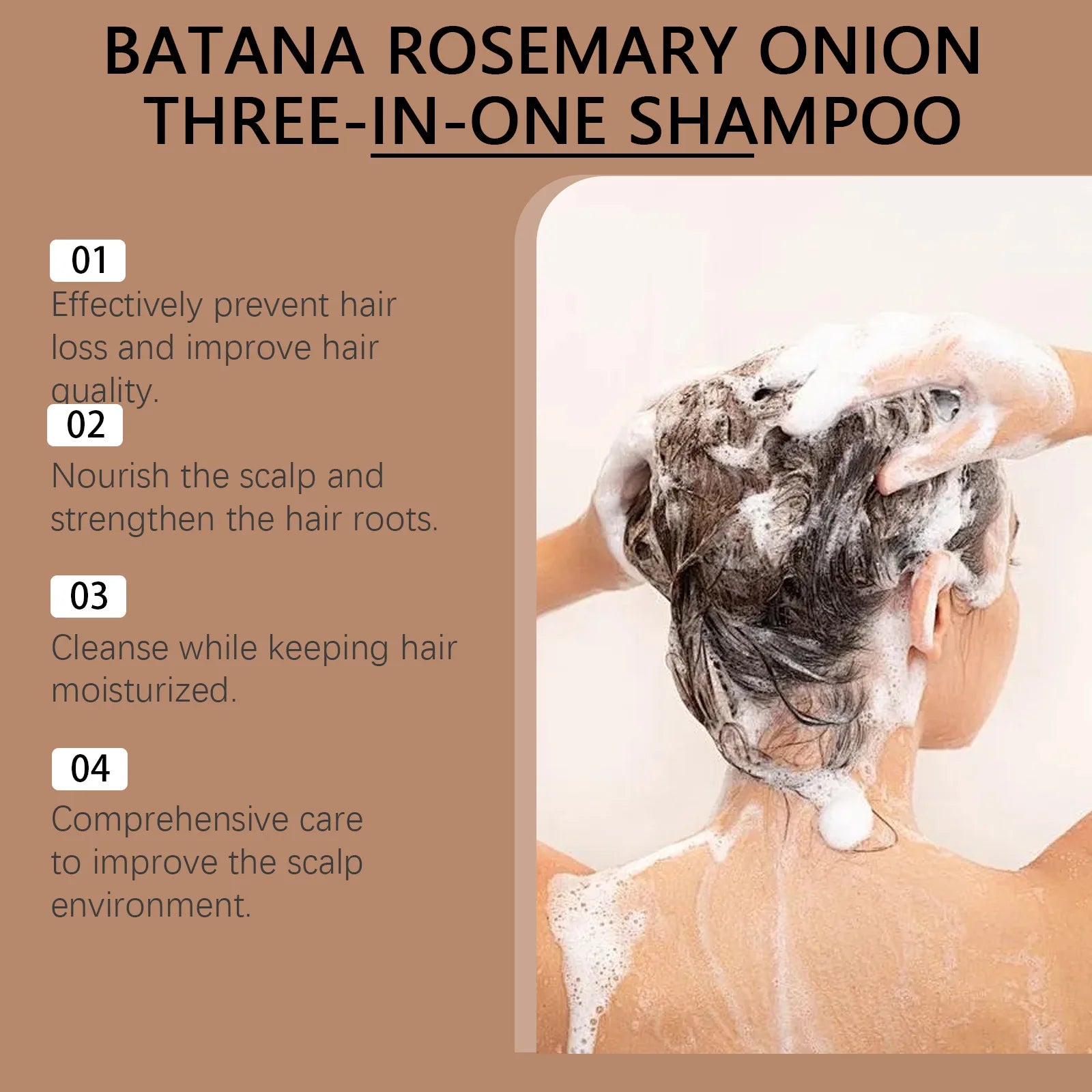 Daily Shower Batana Rosemary Shampoo for Hair Growth and Scalp Care - 5