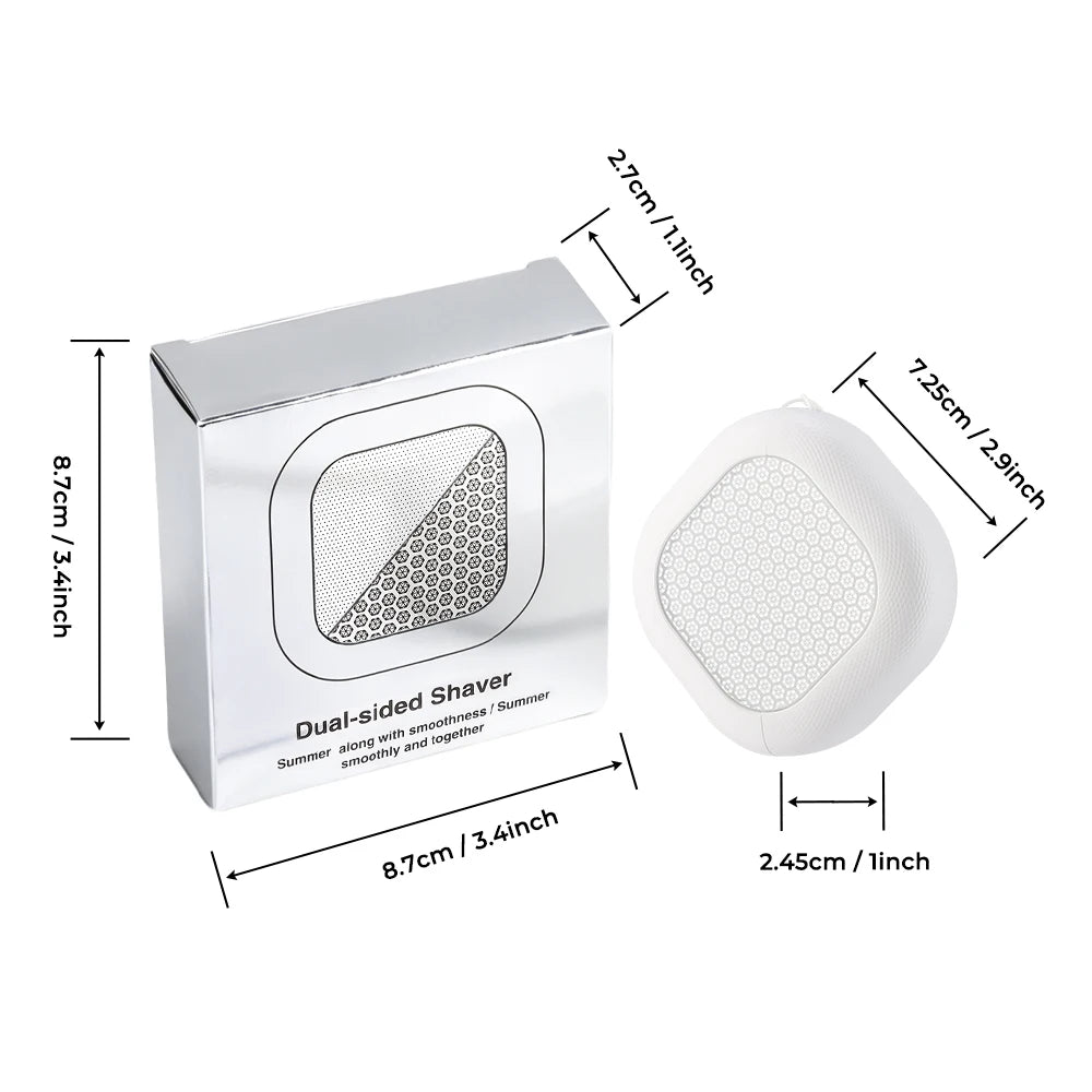 Personal Care Double-Sided Nano Glass Hair Remover and Exfoliator Tool