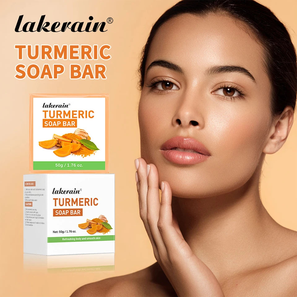 Daily Skincare Turmeric Soap Bar for Deep Cleaning Face and Body - 7