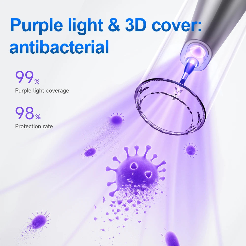 Bathroom Ultrasonic Dental Scaler with HD Camera for Plaque Removal