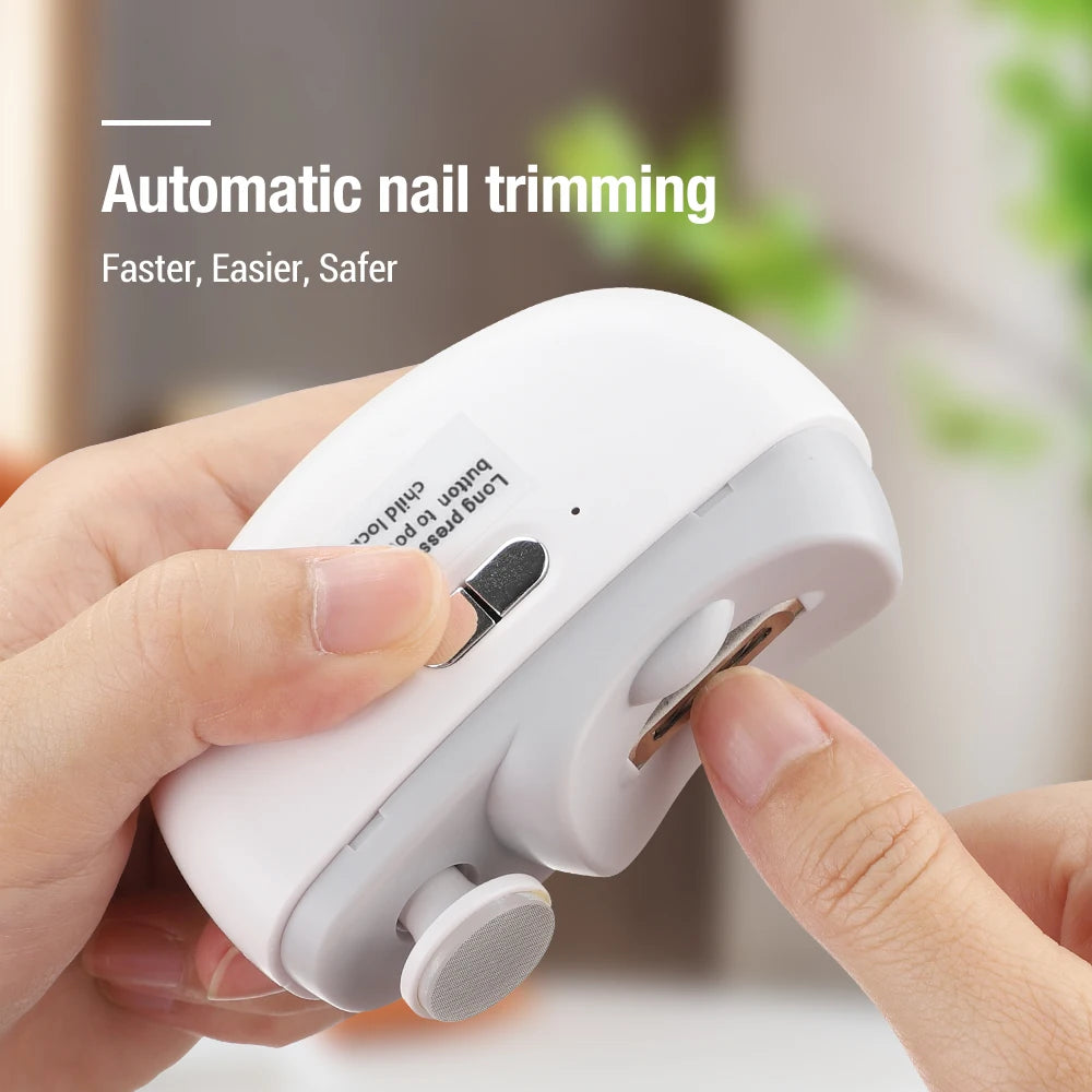 At home electric nail clipper for safe trimming and smooth polishing - 3