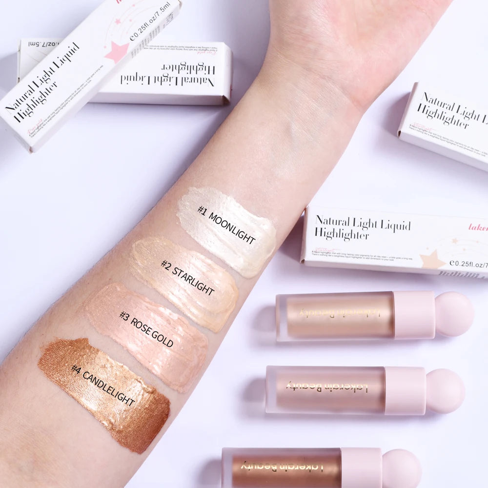 Daily Makeup Natural Light Liquid Highlighter for Radiant Glow