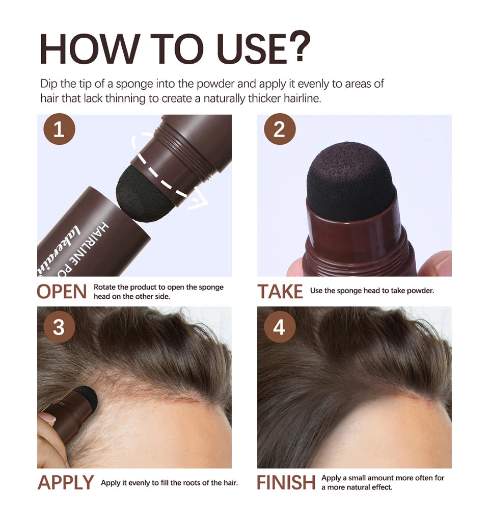 Daily hairline shaping hairline shadow powder root cover up stick - 16