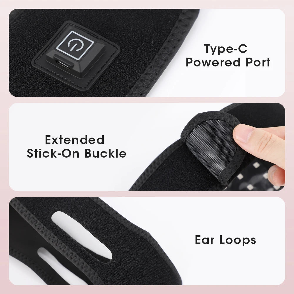 Home Wellness Red Light Band for Flexible Daily Body Care Sessions