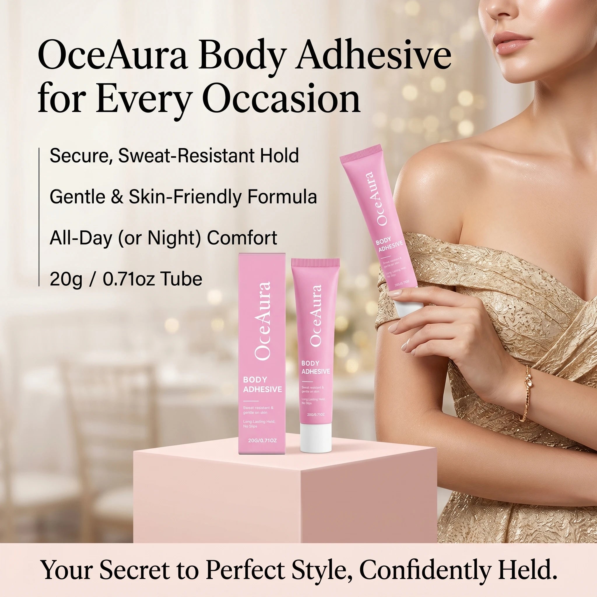 Daily Wear Body Adhesive for Clothing Secures Outfits Safely All Day - 3