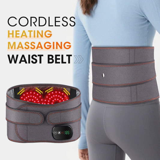 Home Relaxation Heated Waist Massager Cordless Lumbar Belt for Muscles