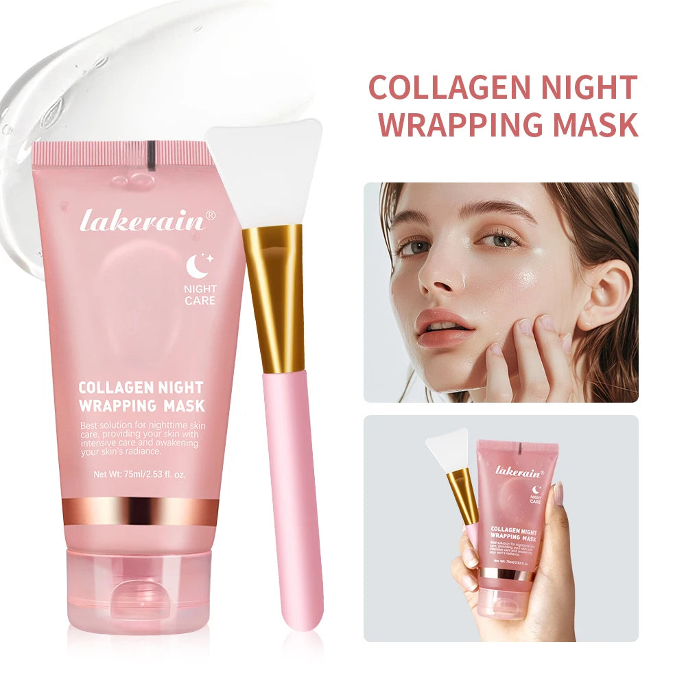 Overnight Skincare Collagen Night Wrapping Peel Off Face Mask