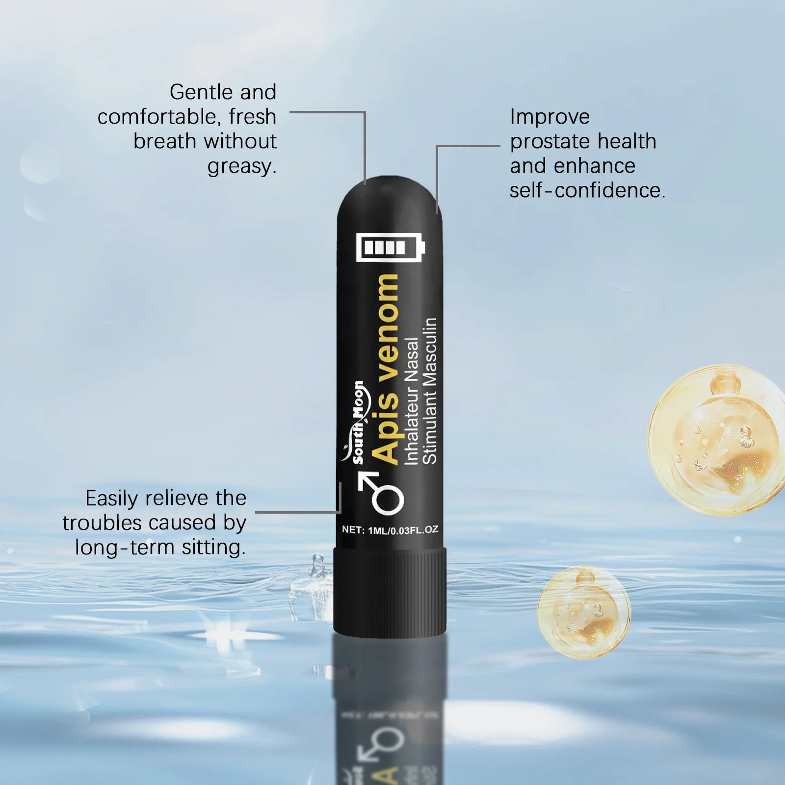 Daily Men Care Nasal Sniffing Stick Gentle Comfort and Body Nutrition - 4
