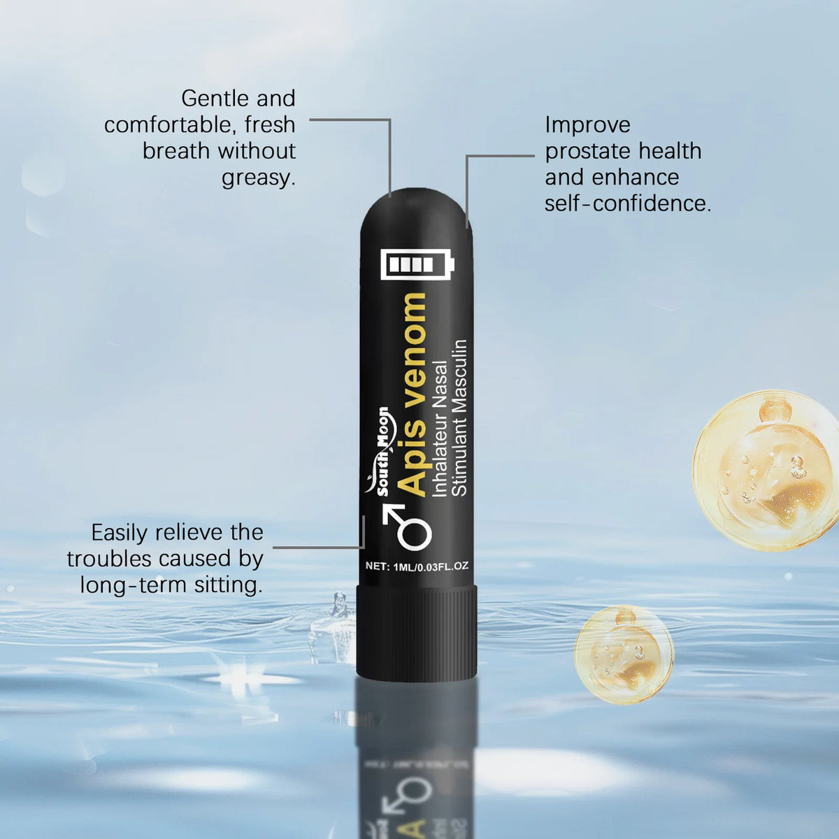 Daily Men Care Nasal Sniffing Stick Gentle Comfort and Body Nutrition