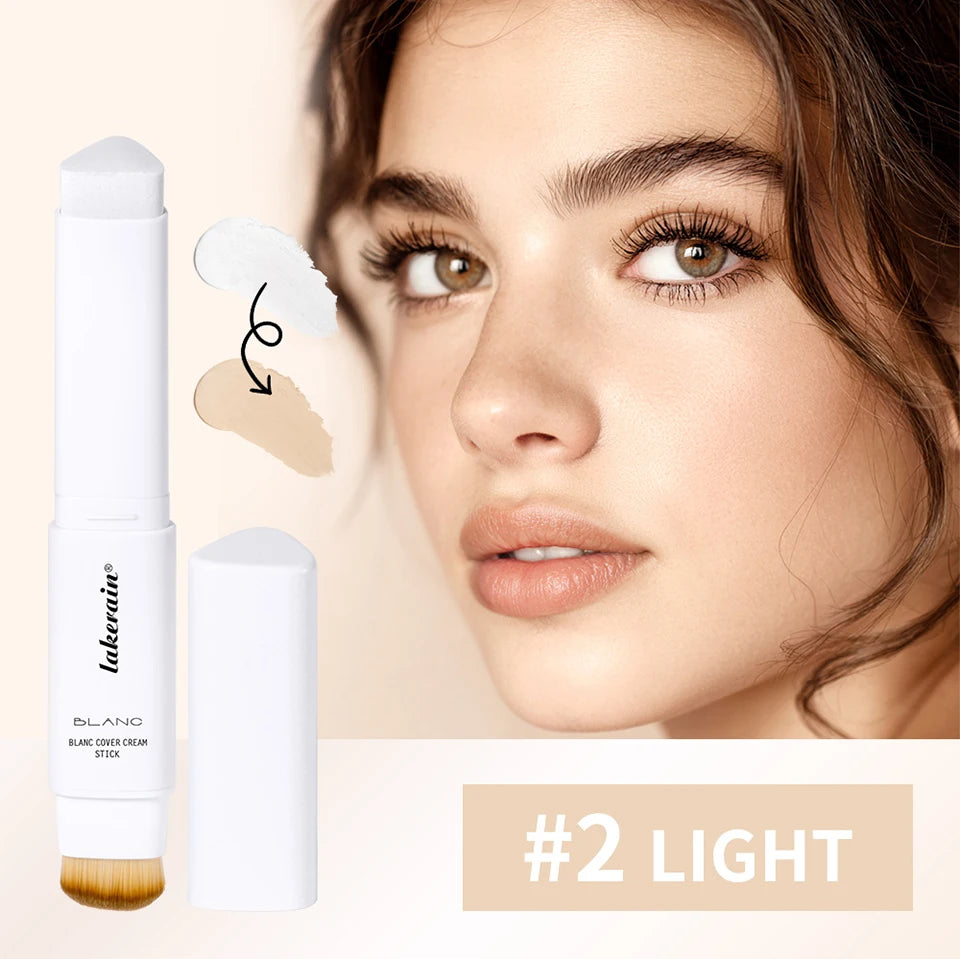Daily Makeup Routine Dual Ended Color Changing Foundation Stick Smoothly