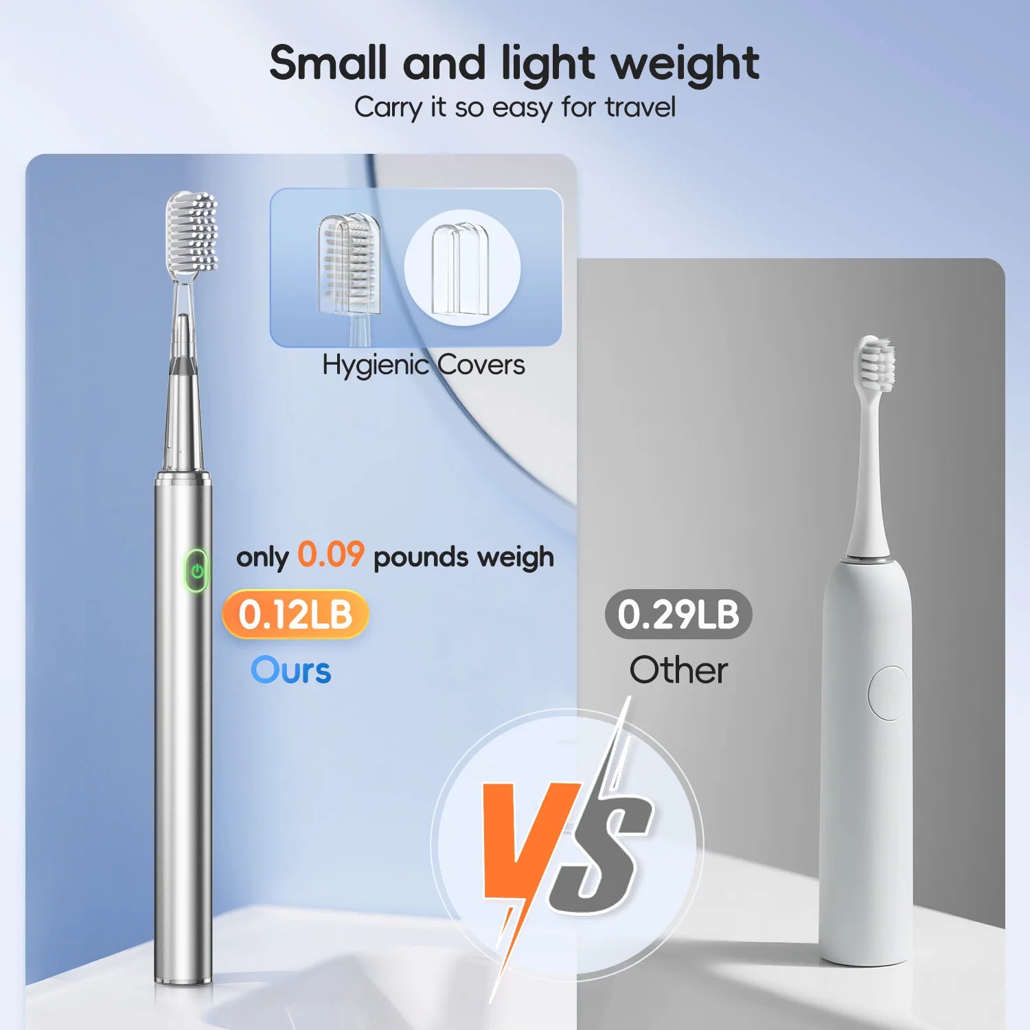 Bathroom Oral Care Kit Water Flosser and Electric Toothbrush Set - 6