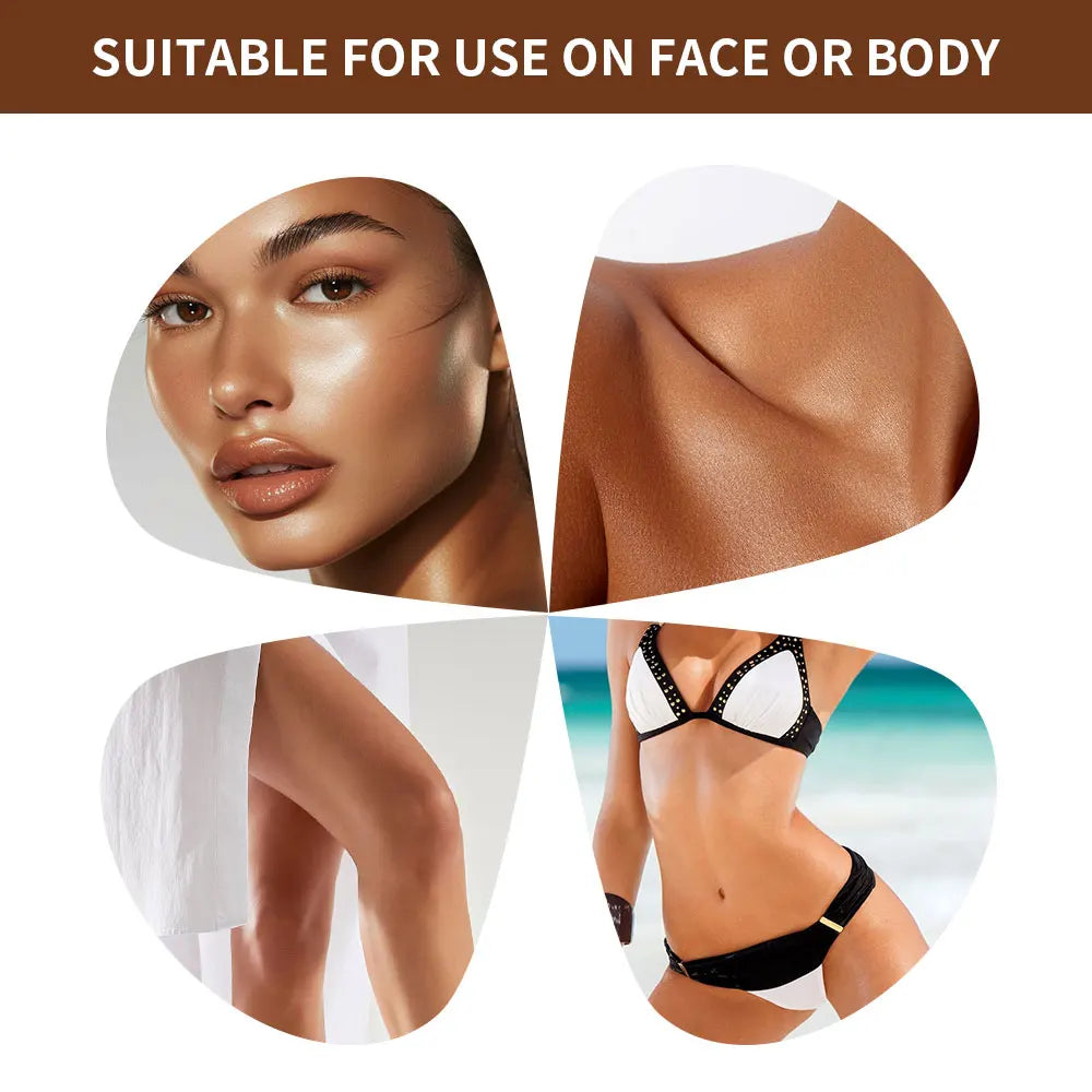 Beach days and sunny getaways self tanning lotion for a gorgeous bronze glow