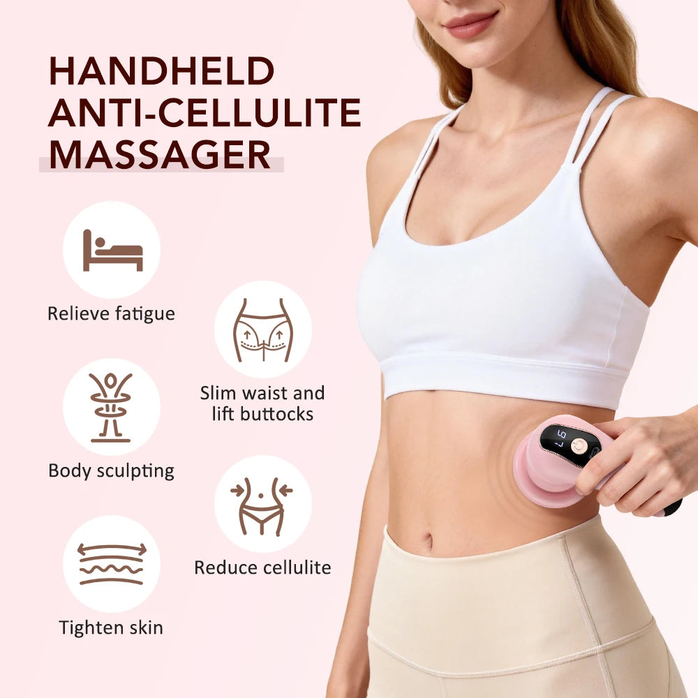 Home Relaxation Body Massager Stick with Versatile Interchangeable Heads