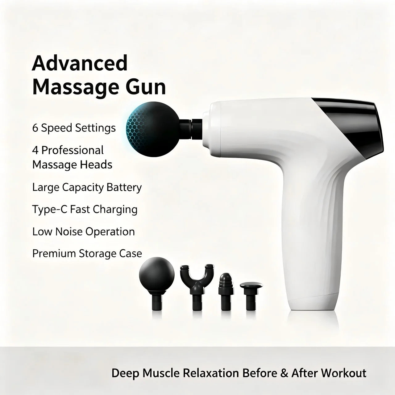 At Home Muscle Relaxation Mini Massage Gun for Deep Tissue Recovery - 1